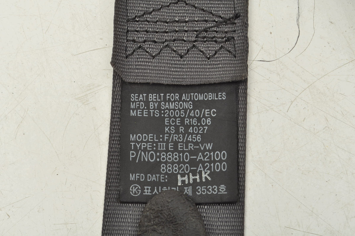 SEAT BELT RIGHT FRONT KIA CEED II 88810-A2100 STATION WAGON
