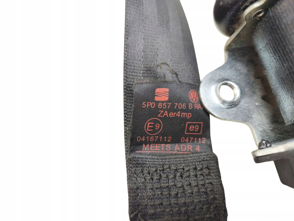 SEAT BELT RIGHT FRONT SEAT TOLEDO III ALTEA 5P0857706B EUROPE