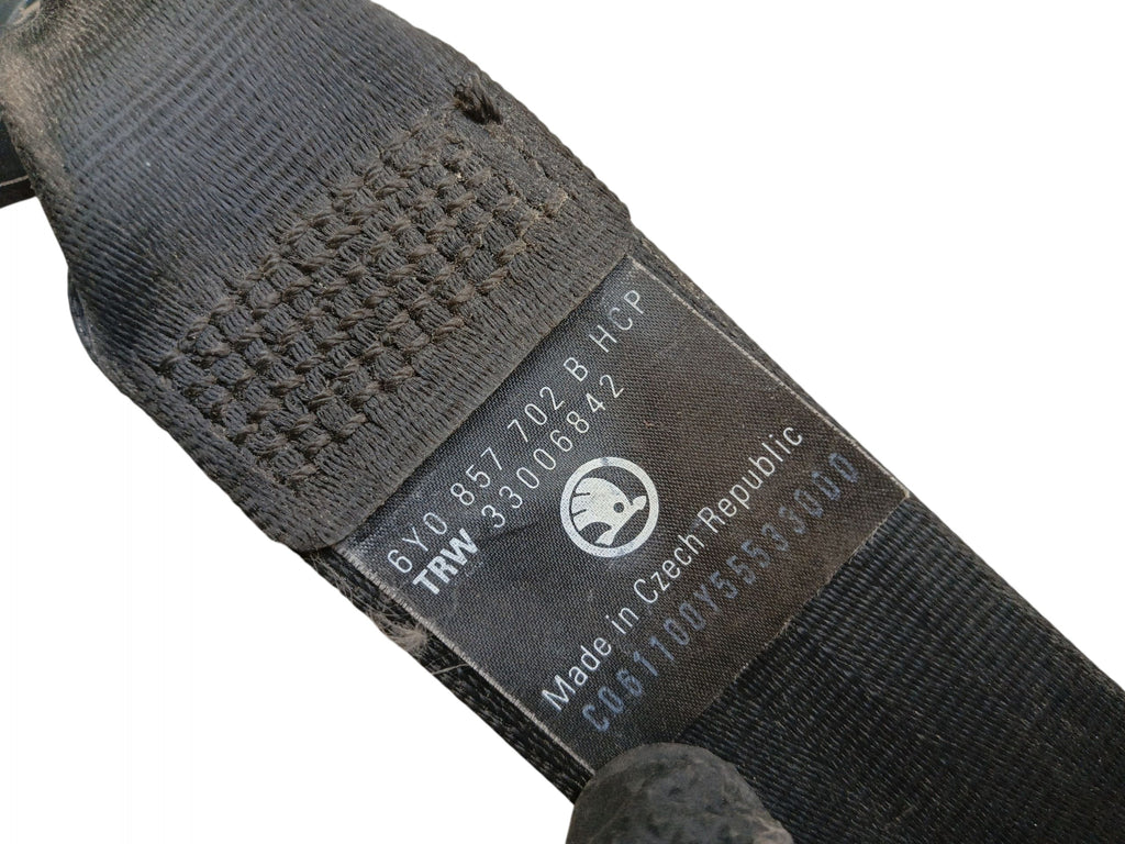 SEAT BELT RIGHT FRONT SKODA FABIA II (2007-2010) 6Y0857702B EUROPE