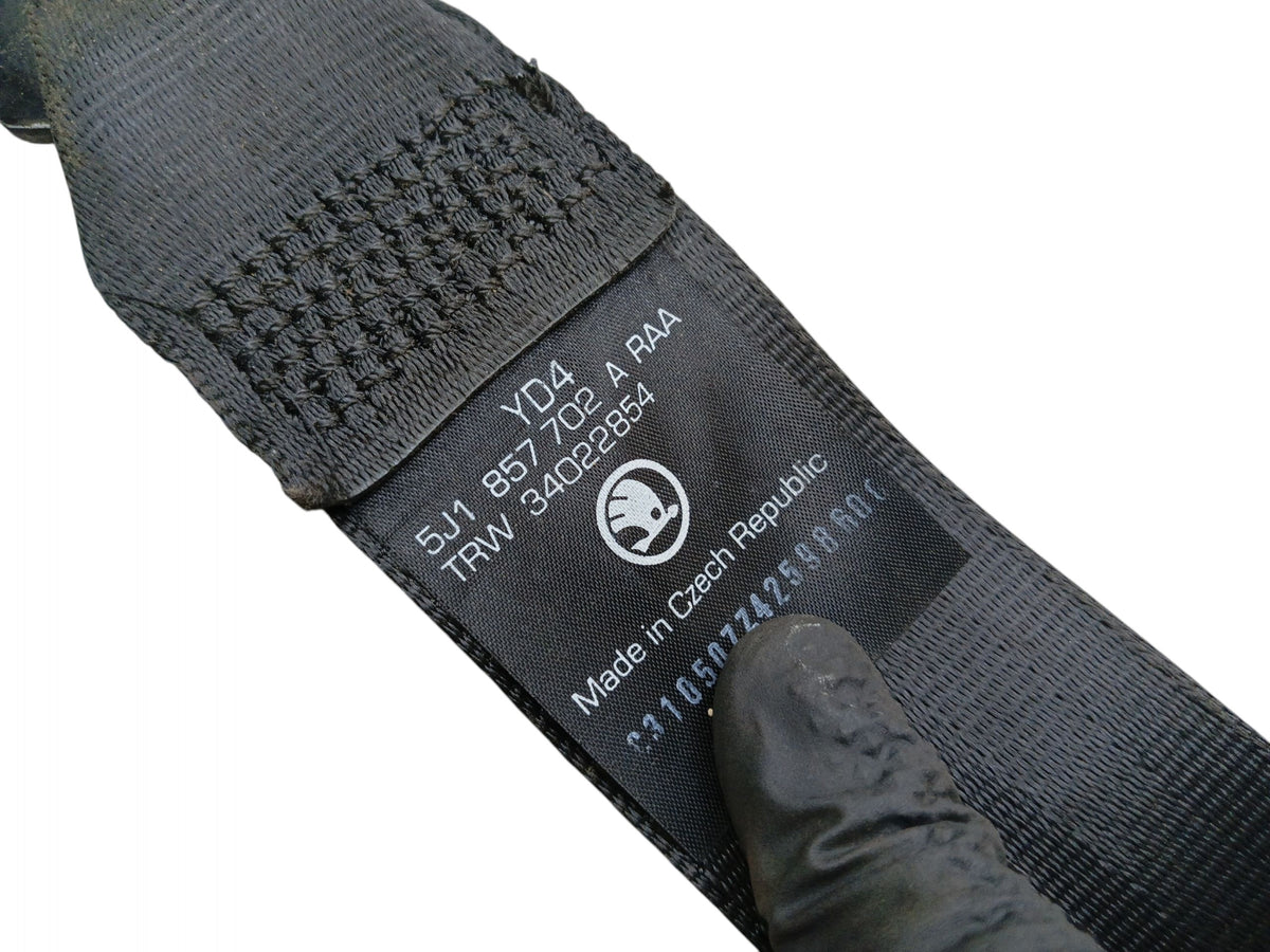 SEAT BELT RIGHT FRONT SKODA ROOMSTER 5J1857702A