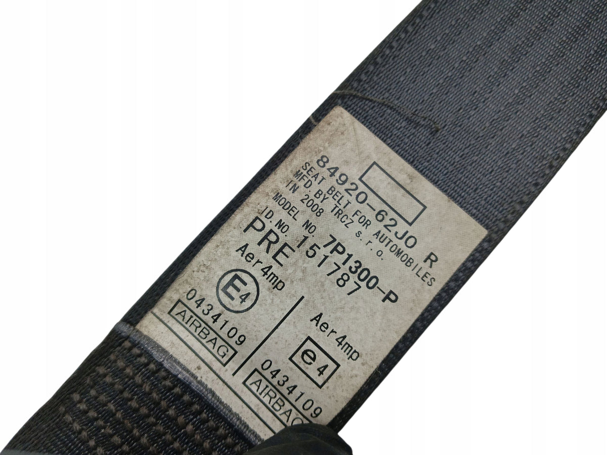 SEAT BELT RIGHT FRONT SUZUKI SWIFT IV MK6 2005-2008 84920-62J0 EU