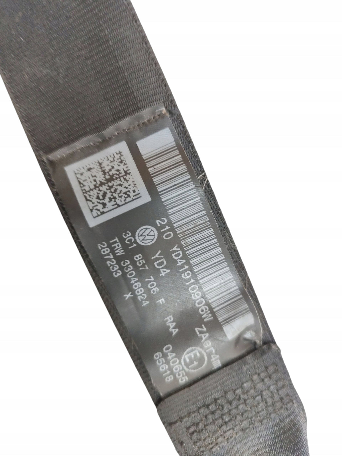 SEAT BELT RIGHT FRONT VOLKSWAGEN PASSAT B6 3C1857706F EUROPE