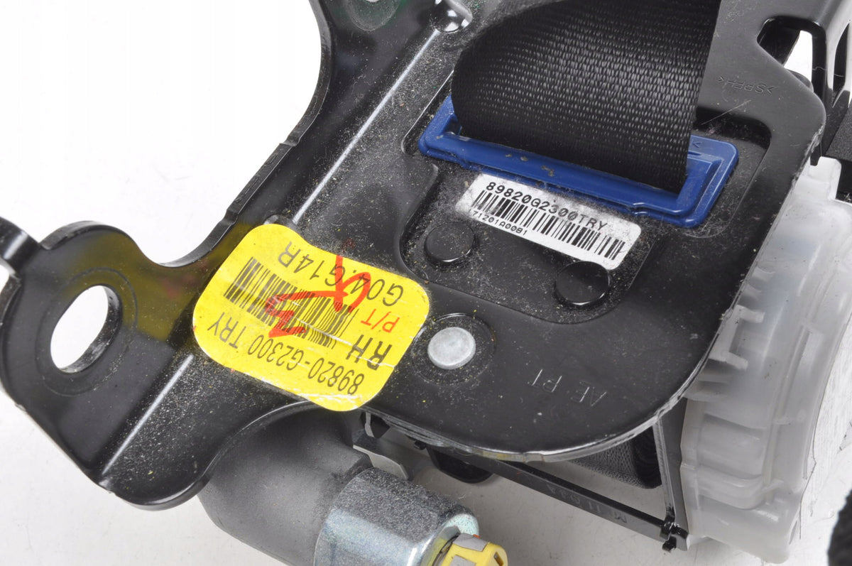 SEAT BELT RIGHT REAR 2 ROW HYUNDAI IONIQ 89820-G2300