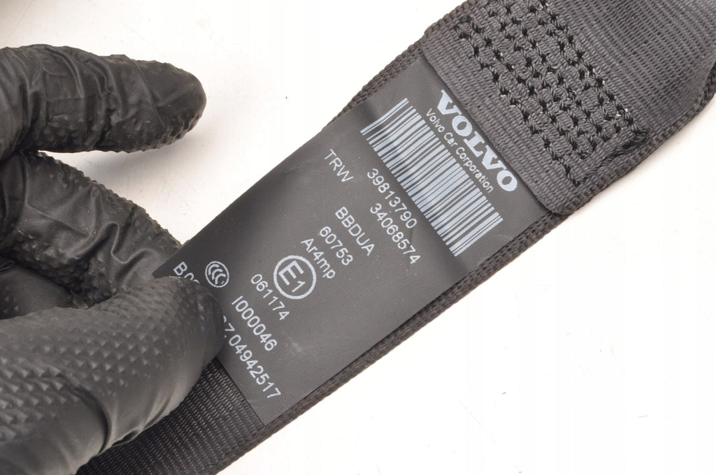 SEAT BELT RIGHT REAR 2 ROW VOLVO S60 II V60 39813790