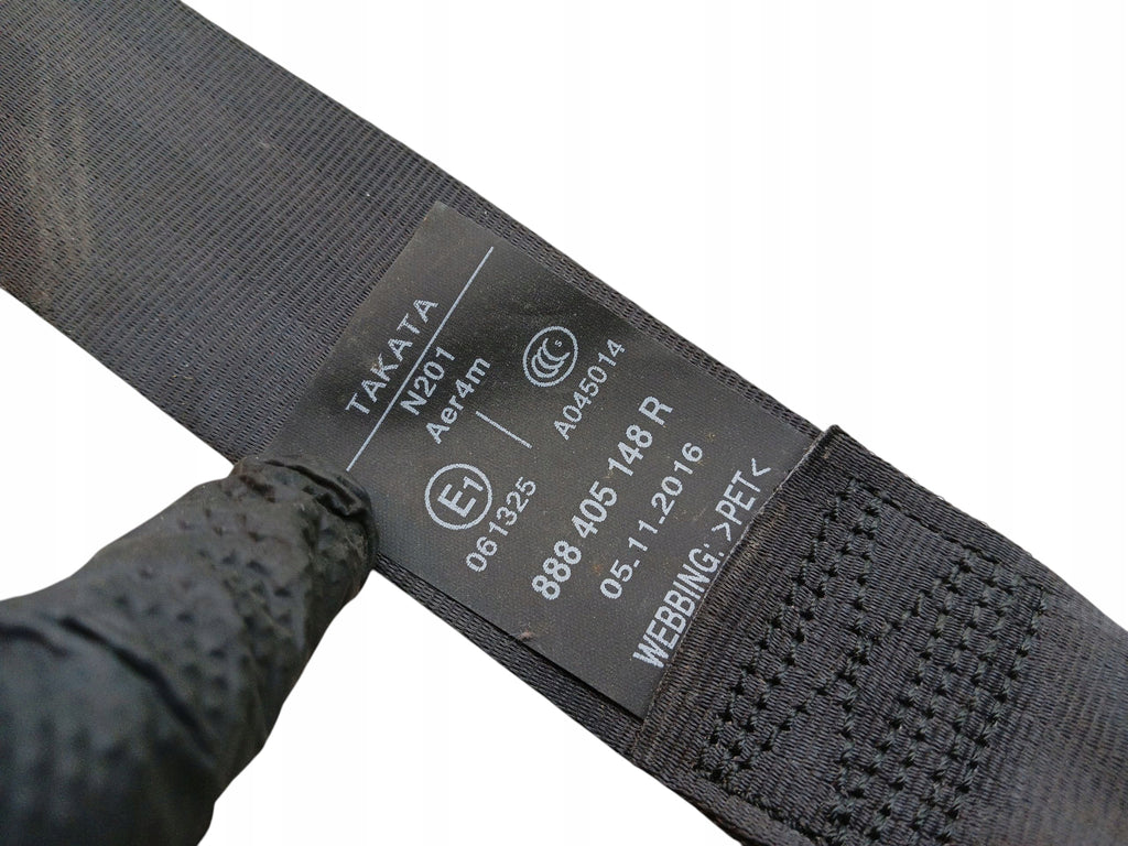 SEAT BELT RIGHT REAR RENAULT CAPTUR I (2013-2017) 888405148R EUROPE