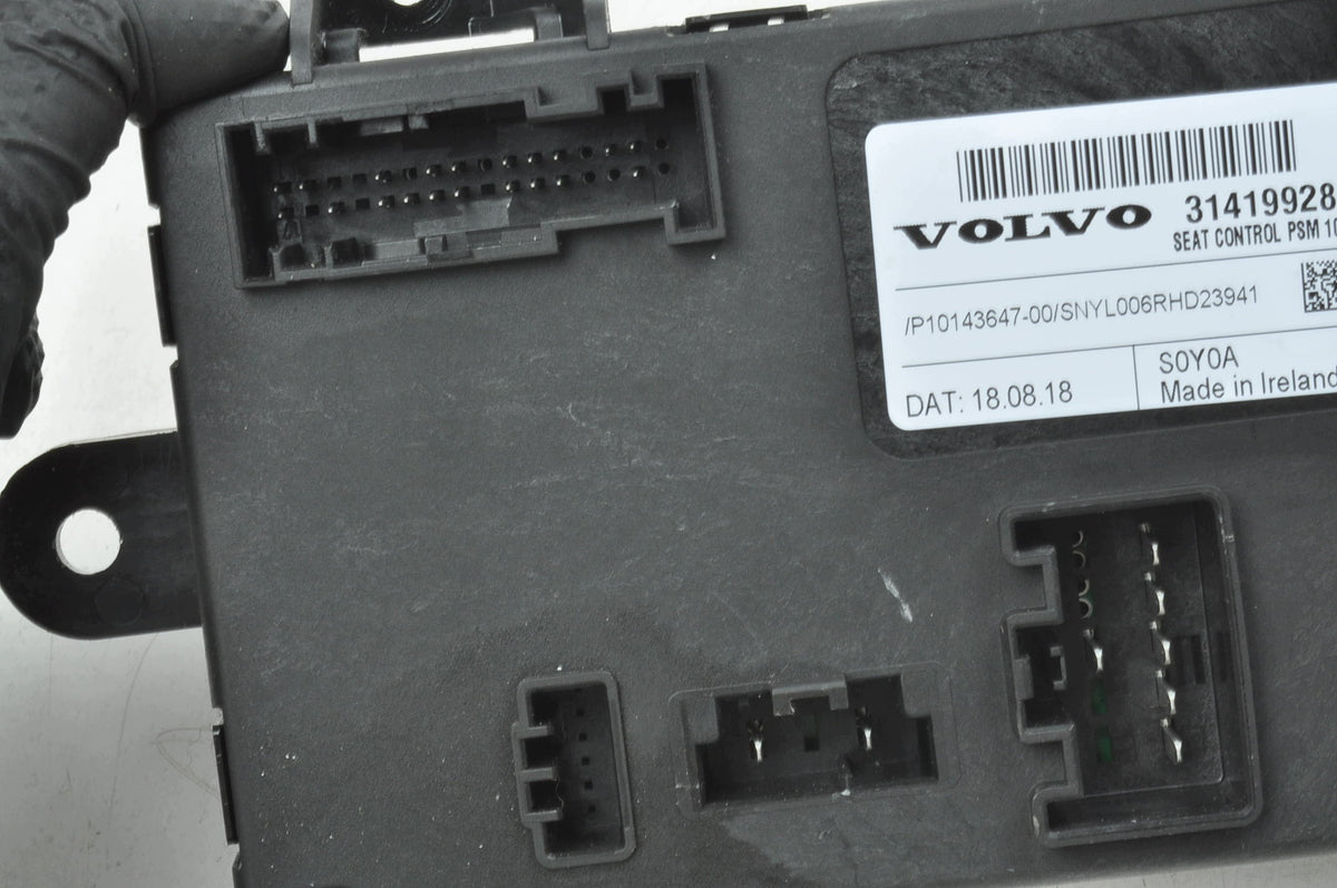 SEAT CONTROL UNIT VOLVO V60 II S60 III 31419928