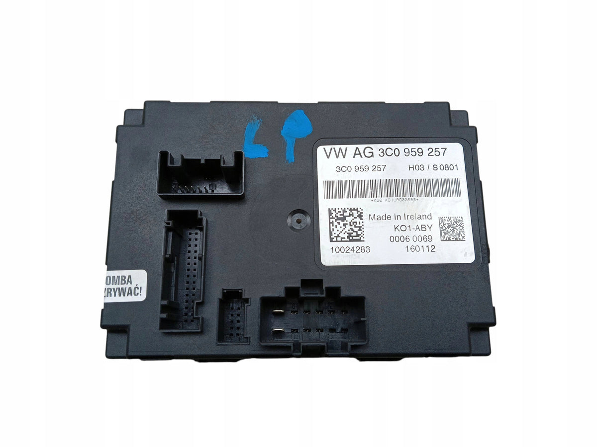 SEAT CONTROLLER MODULE VW PASSAT B7 3C0959257