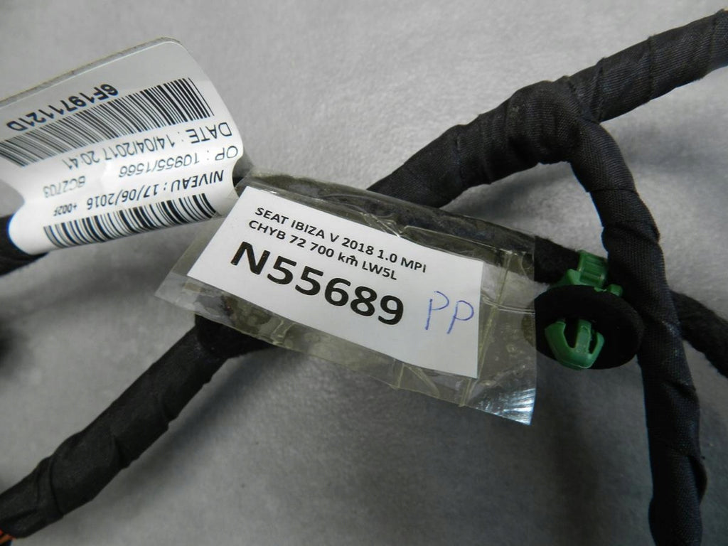 SEAT IBIZA V DOOR HARNESS RIGHT FRONT 6F1971121D