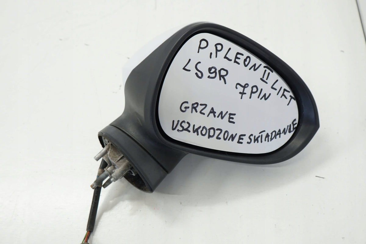 SEAT LEON II LIFT 12R MIRROR RIGHT DAMAGED 7PIN LS9R ANGLIK UK