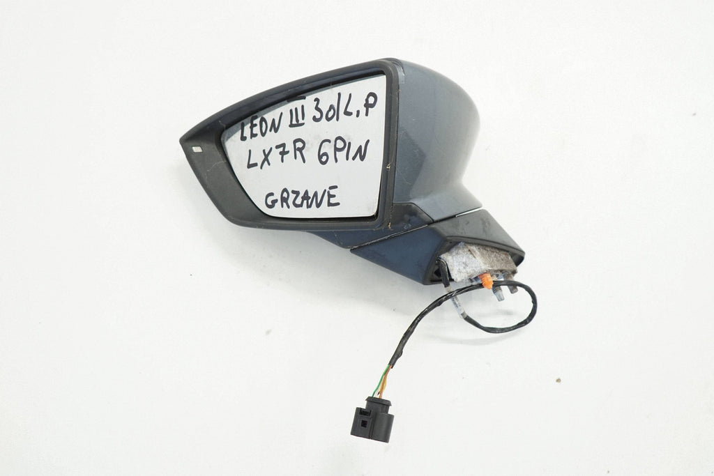 SEAT LEON III 14R LEFT MIRROR 6PIN MULLED LX7R ENGLISHMAN