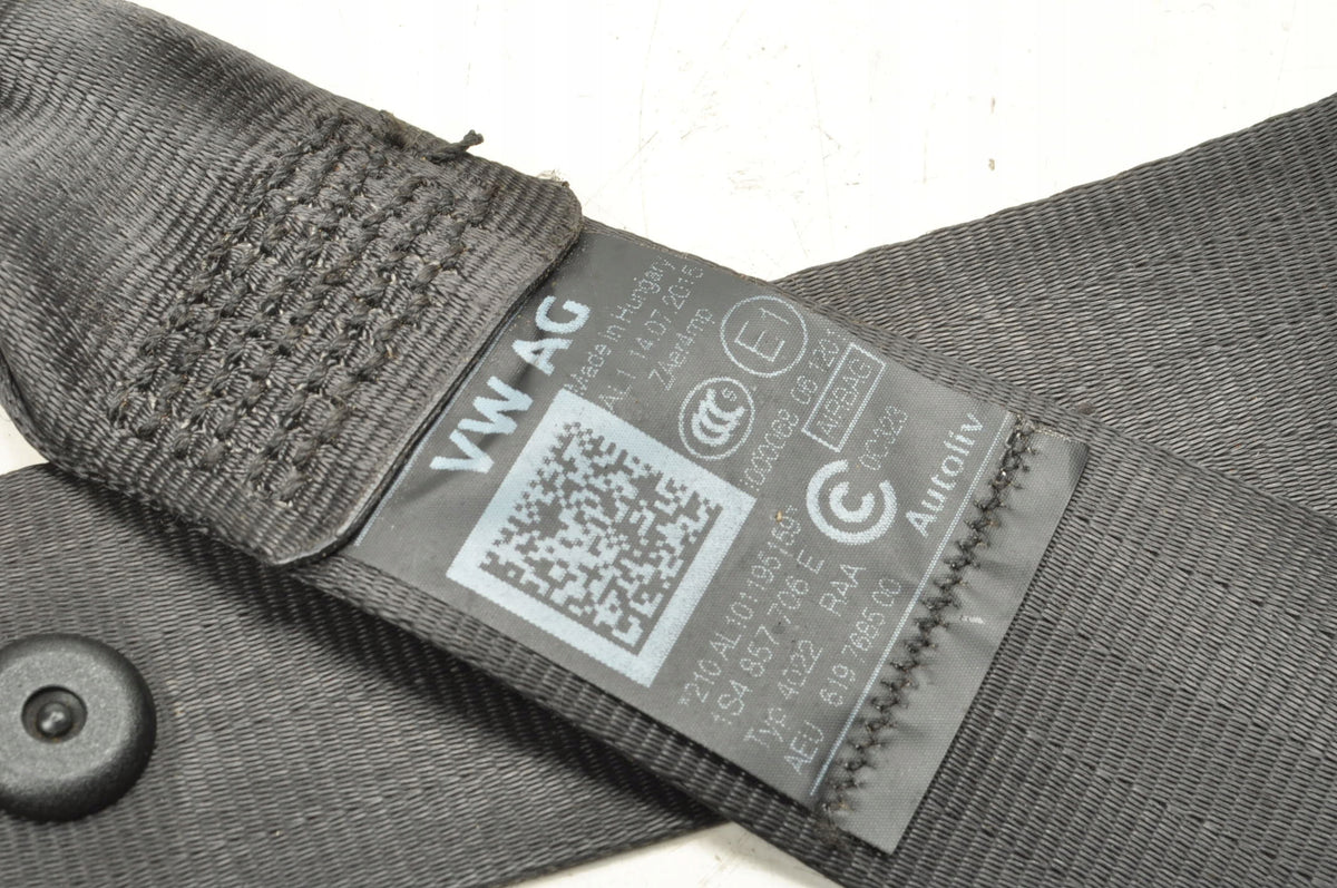 SEAT MII CITIGO VW UP SEAT BELT RIGHT FRONT 1S4857706E 5D
