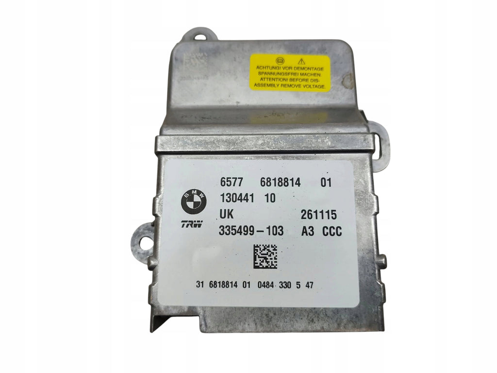SENSOR AIRBAG MODULE BMW F48 F49 MINI F56 6818814