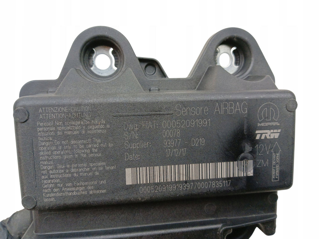 SENSOR AIRBAG MODULE FIAT TIPO II (2015-2020) 00052091991