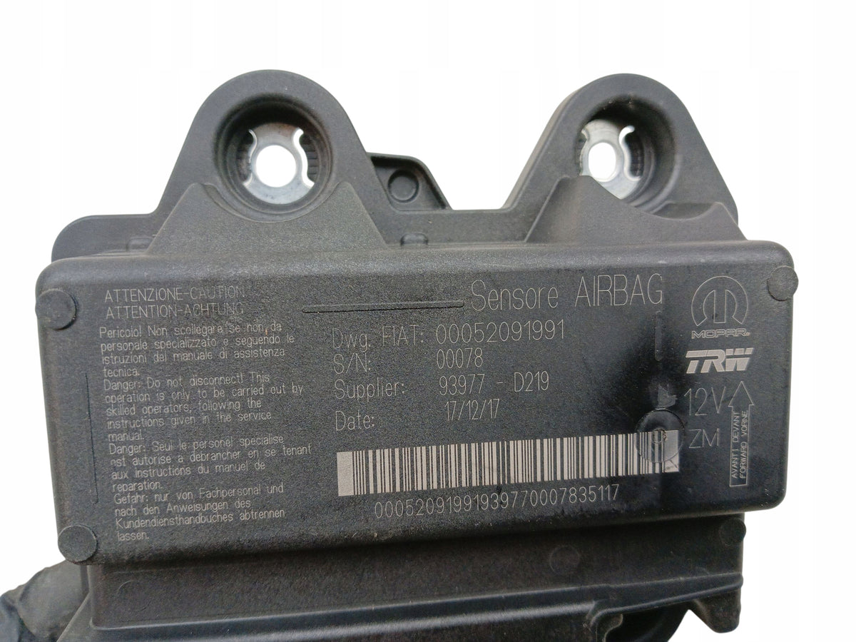 SENSOR AIRBAG MODULE FIAT TIPO II (2015-2020) 00052091991