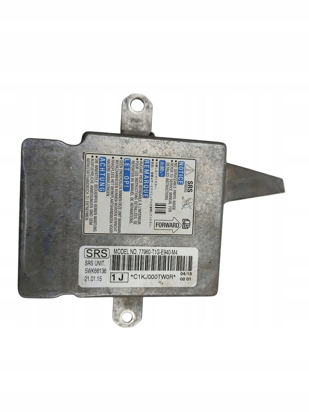 SENSOR AIRBAG MODULE HONDA CR-V IV 77960-T1G-E940-M4