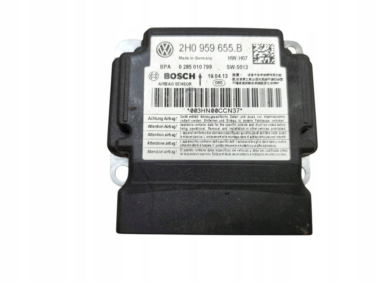 SENSOR CONTROLLER MODULE AIRBAG VW AMAROK AND 2H 2H0959655B 0285010799