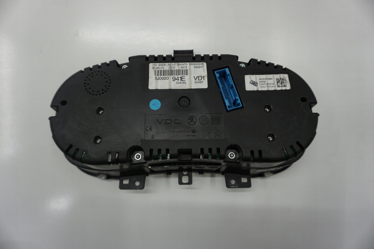 SKODA FABIA II COUNTER CLOCK 1.2TSI 5J0920941E UK