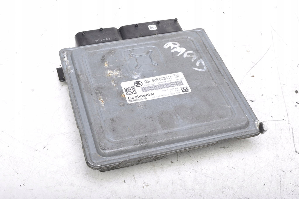 SKODA FABIA II RAPID 1.6 TDI COMPUTER ENGINE DRIVER 03L906023LN