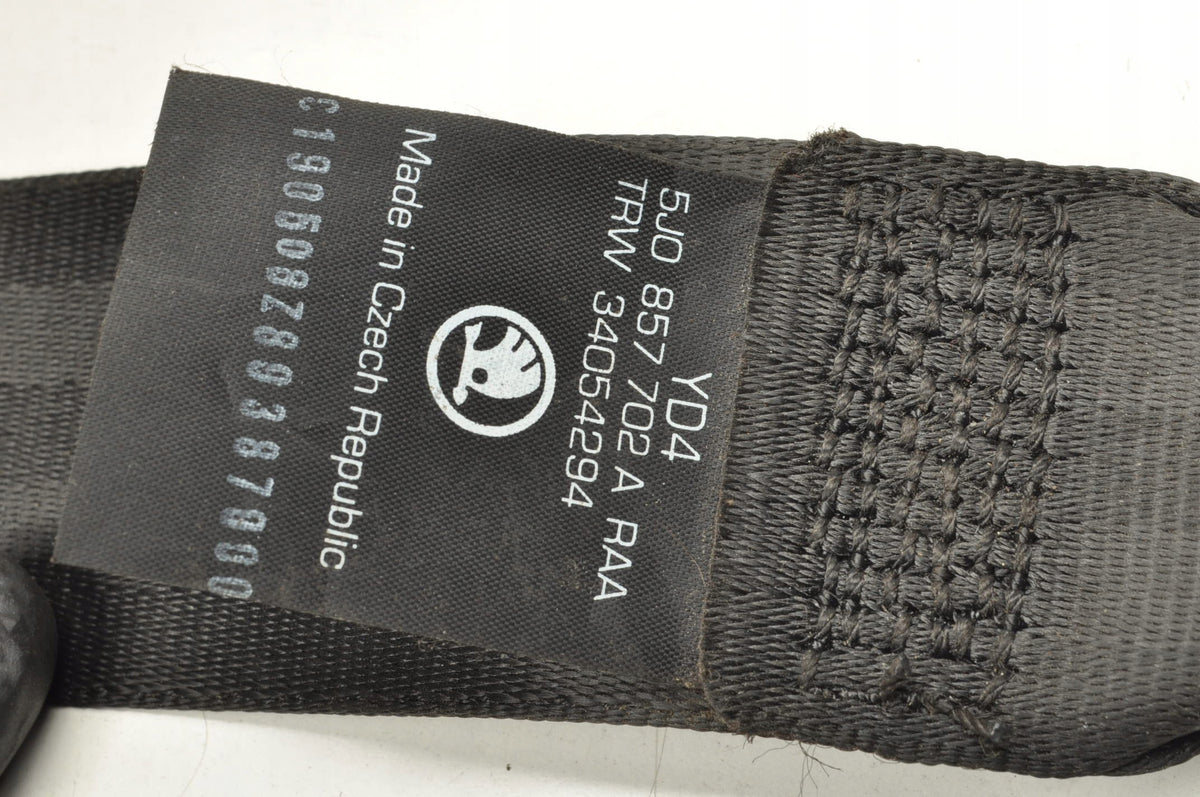 SKODA FABIA II SEAT BELT RIGHT FRONT 5J0857702A