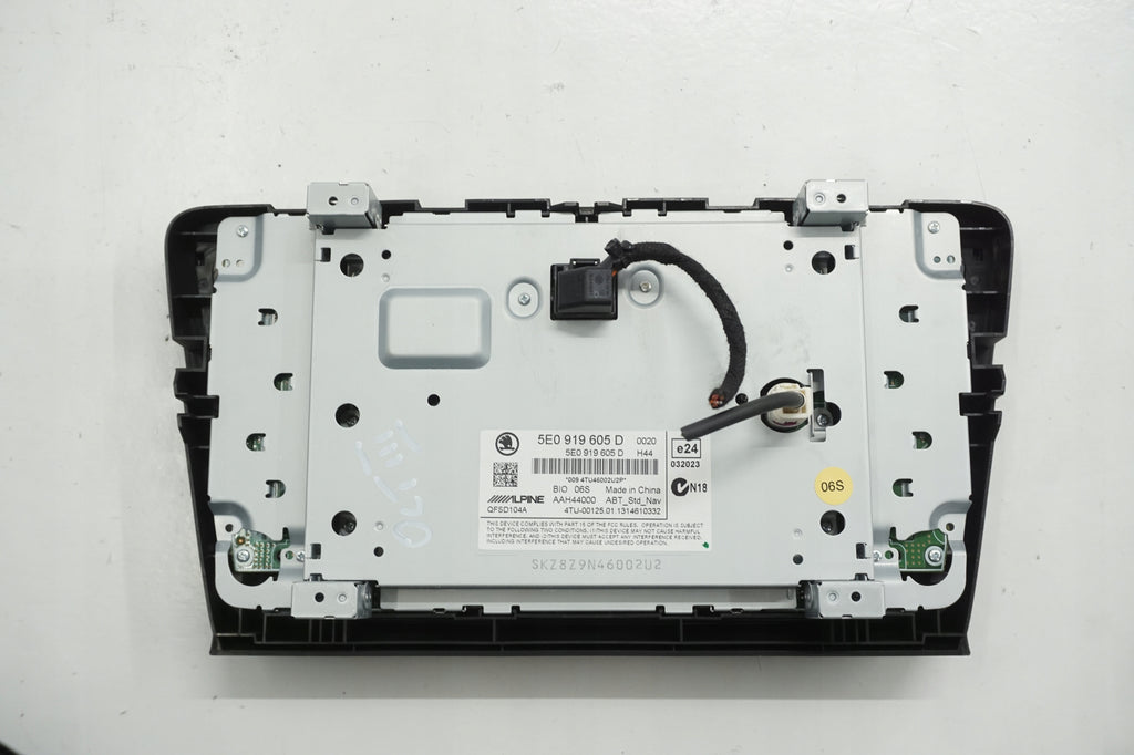 SKODA OCTAVIA III 13R DISPLAY RADIO SCREEN 5E0919605D