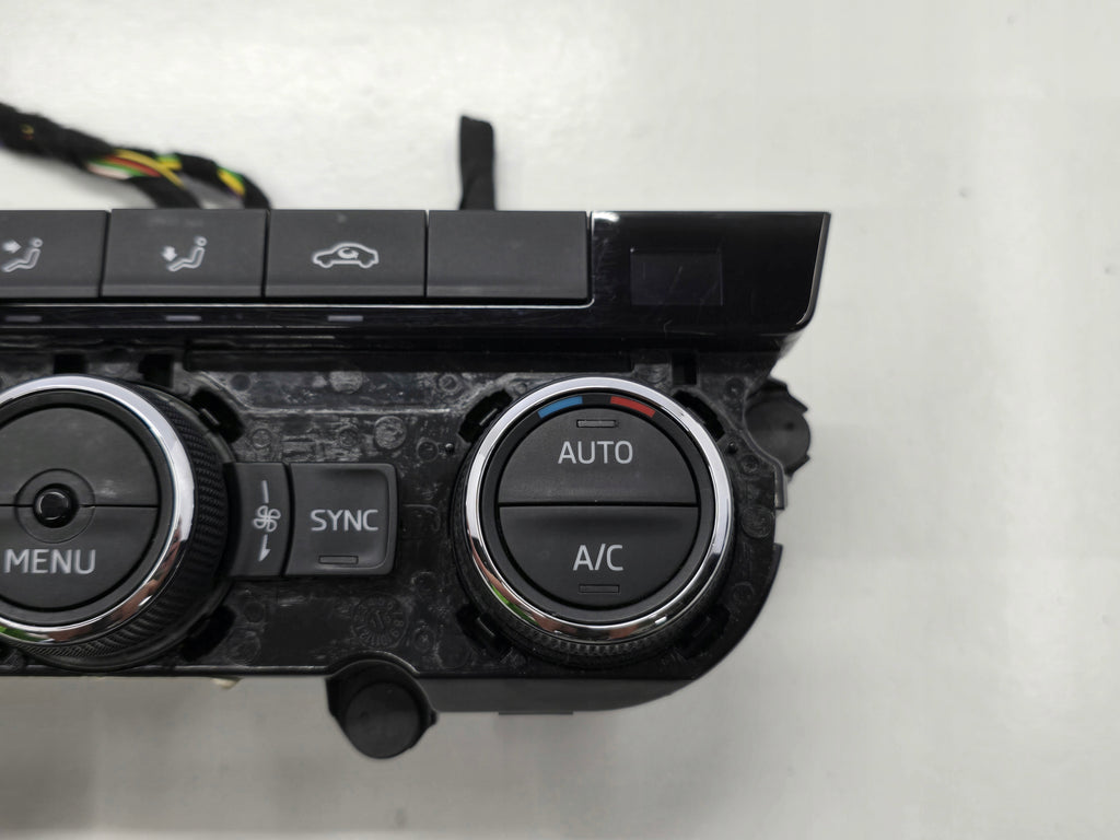 SKODA OCTAVIA III 16R AIR CONDITIONING PANEL 5E0907044AB