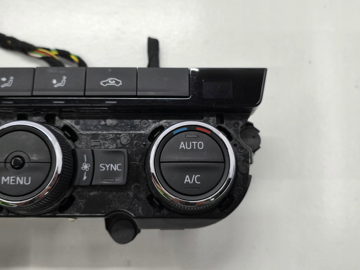 SKODA OCTAVIA III 16R AIR CONDITIONING PANEL 5E0907044AB