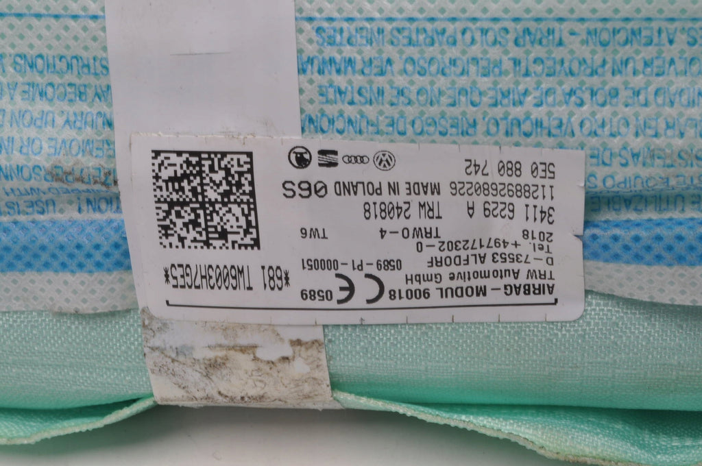 SKODA OCTAVIA III CURTAIN AIRBAG RIGHT STATION WAGON LIFT 5E0880742