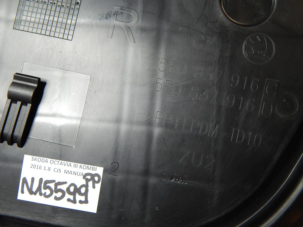 SKODA OCTAVIA III DOOR CAP PP 5E0837916C