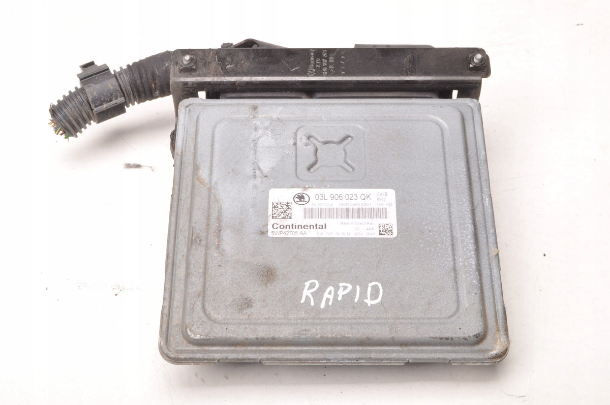 SKODA RAPID 1.6 TDI 90KM COMPUTER ENGINE CONTROLLER 03L906023QK