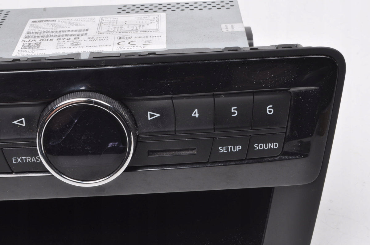 SKODA RAPID RADIO 5JA035872B