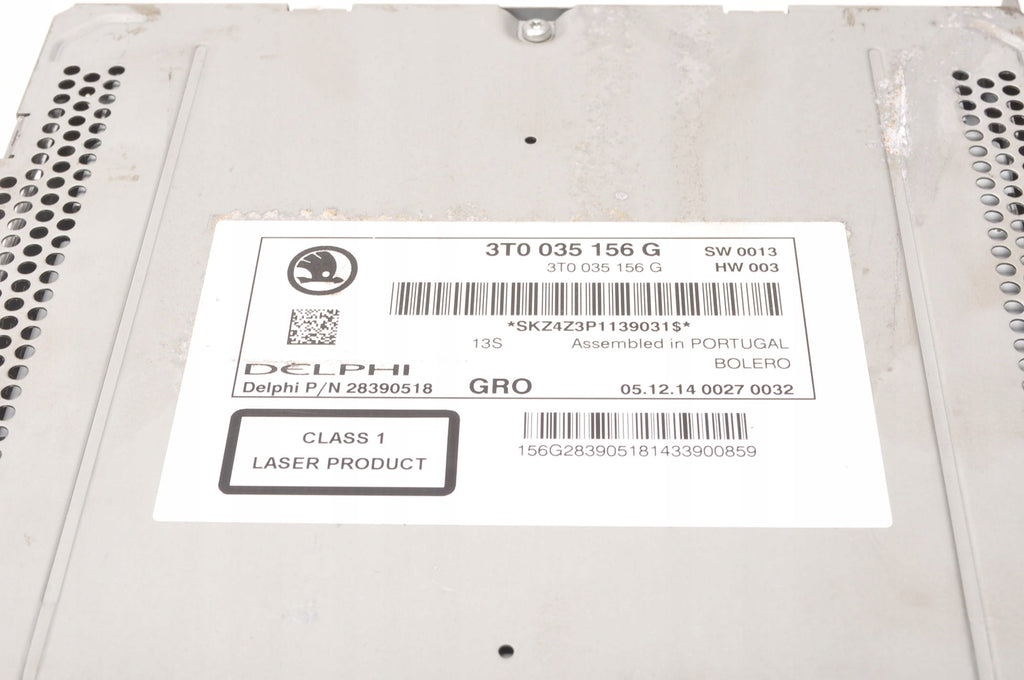 SKODA SUPERB II RADIO 3T0035156G