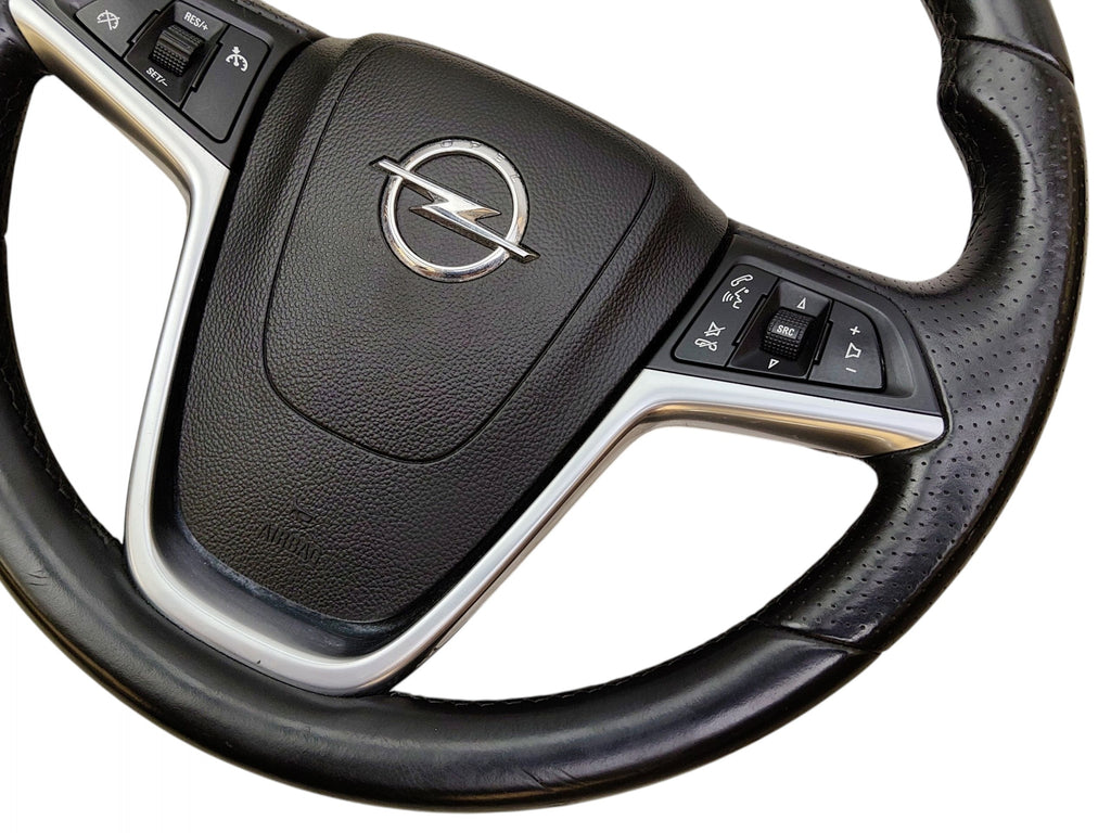STEERING WHEEL LEATHER MULTIFUNCTIONAL AIRBAG CUSHION OPEL INSIGNIA A