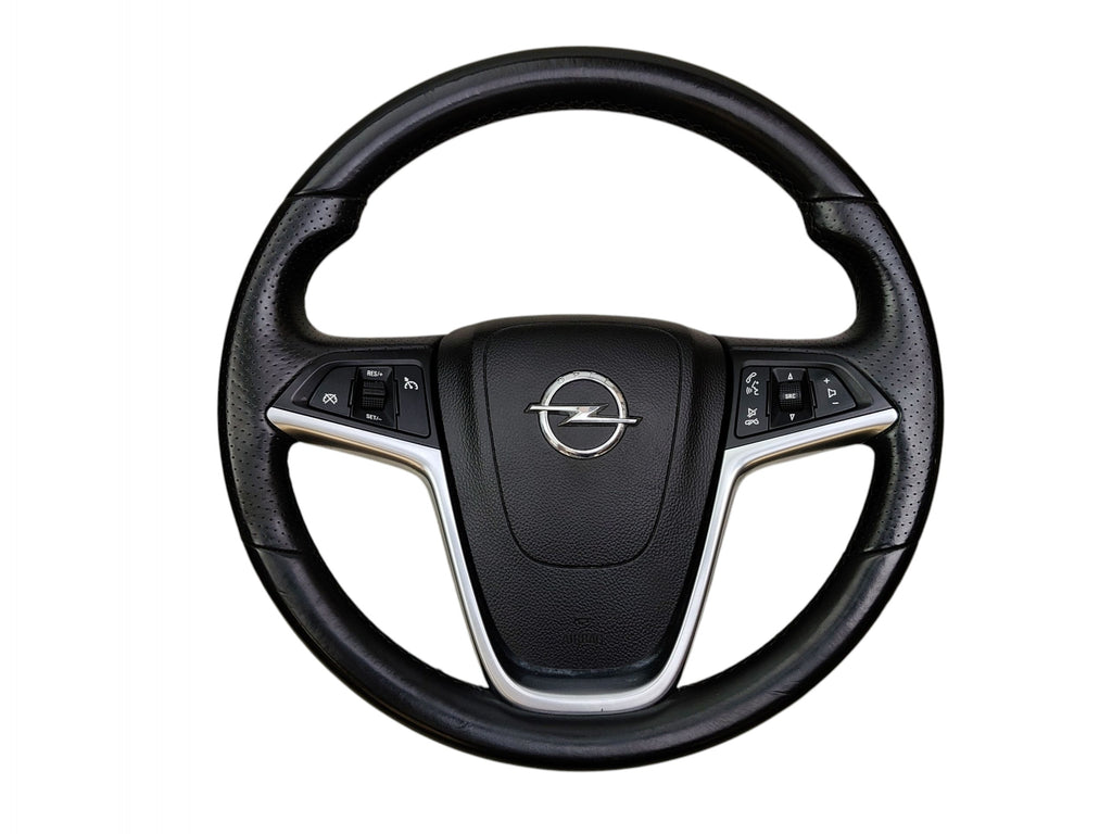 STEERING WHEEL LEATHER MULTIFUNCTIONAL AIRBAG CUSHION OPEL INSIGNIA A