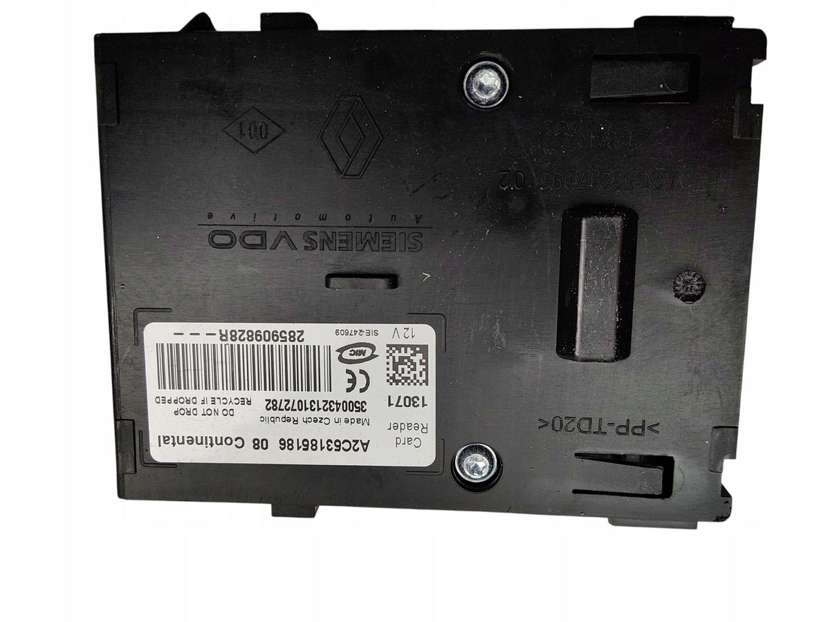 STEERING WHEEL LOCK READER 2X CARD RENAULT MEGANE III 3 8200604932