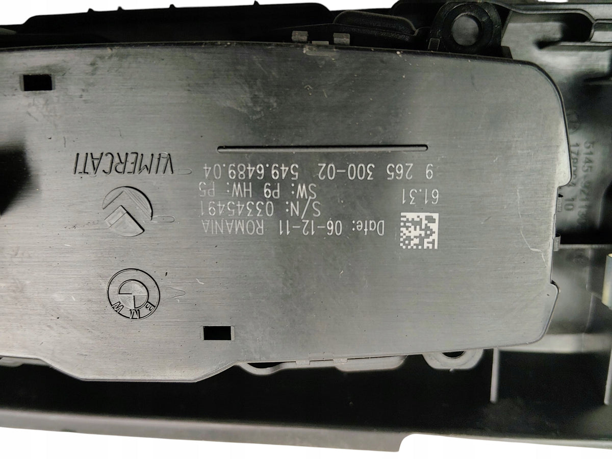 SWITCH LIGHT SWITCH BMW F20 F21 (2011-2015) 9265300 EUROPE