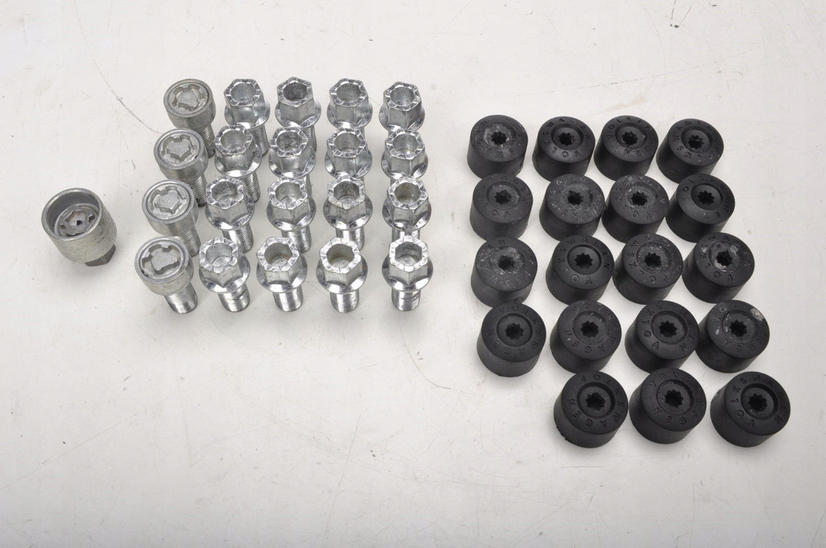 T-ROC WHEEL SCREWS ANTI-THEFT CAP SET END CAPS