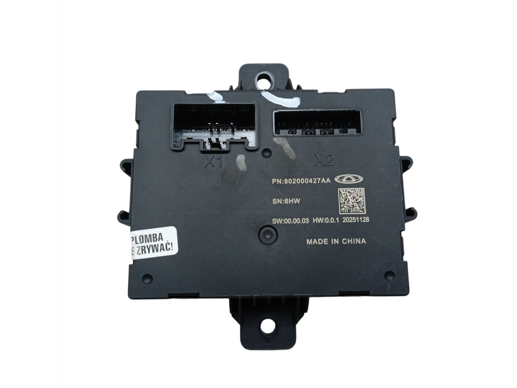 TAILGATE CONTROLLER MODULE JAECOO J7 (2023-) 802000427AA