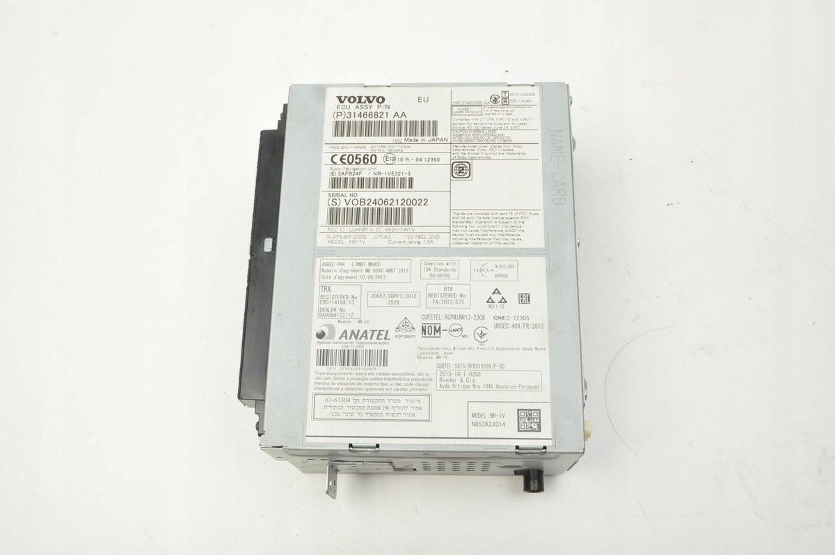 V40 II V40 CC S60 II V60 AND XC60 AND S80 II XC70 III RADIO NAVIGATION 31466821