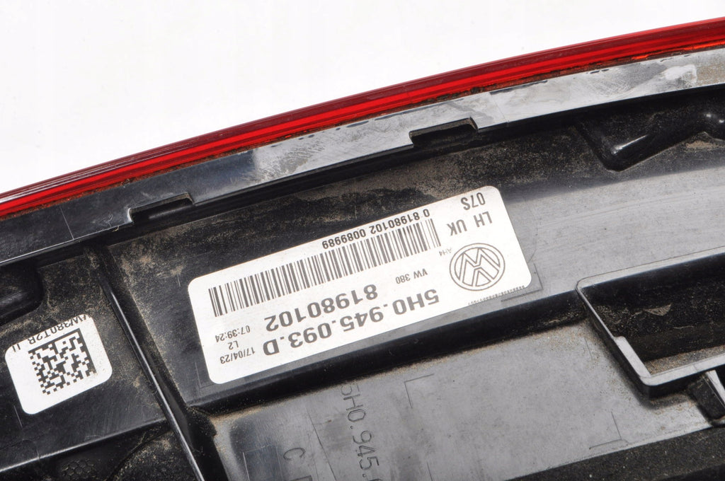 VOLKSWAGEN GOLF VIII LAMP LEFT REAR FLAP HB 5H0945093D ENGLISHMAN