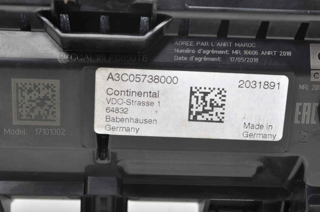 VOLKSWAGEN T-ROC 1.5 TSI COUNTER CLOCKS 17A920320A ENGLISH