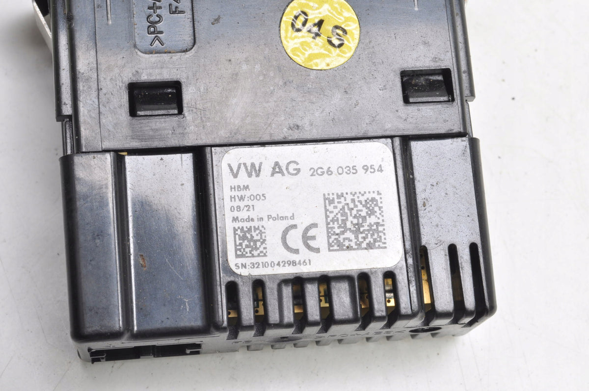 VOLKSWAGEN T-ROC GOLF VIII USB INPUT 21R 2G6035954
