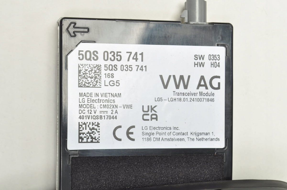 VOLKSWAGEN TIGUAN III RADIO ANTENNA 5QS035741 5WA035507E