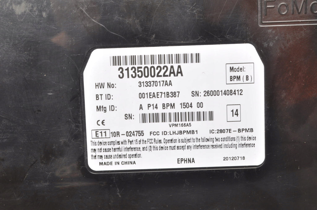 VOLVO C30 LIFT C70 II V50 BLUETOOTH RELAY MODULE 31350022