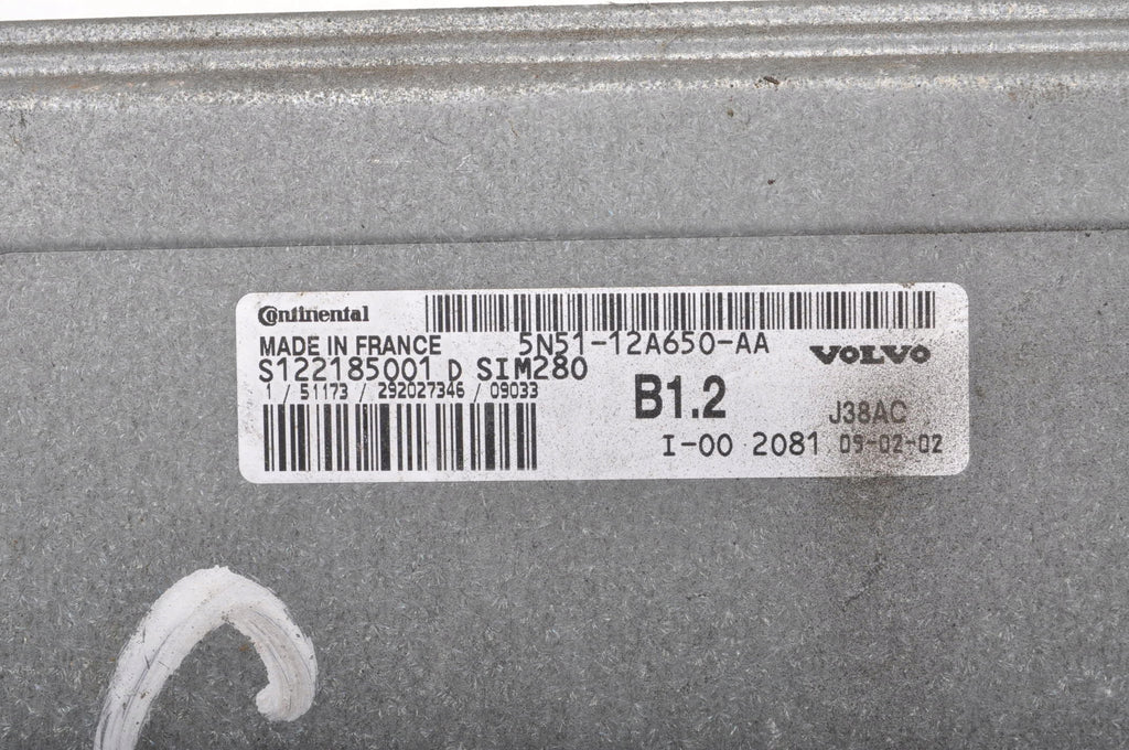 VOLVO C30 S40 1.6 ENGINE CONTROLLER 5N51-12A650-AA