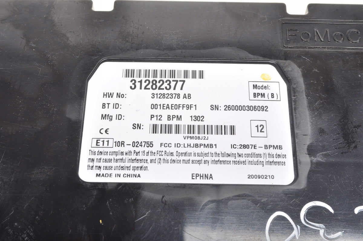 VOLVO C30 S40 II V50 BLUETOOTH MODULE 31282377 LIFT