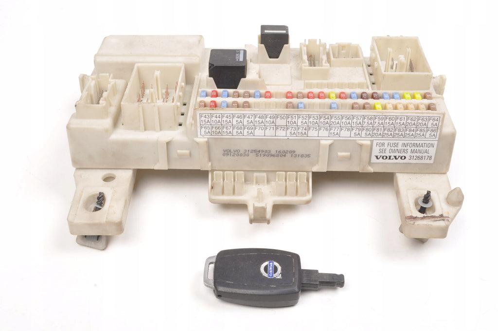 VOLVO C30 S40 II V50 C70 II BOX MODULE BSI KEY 31268178 31300354