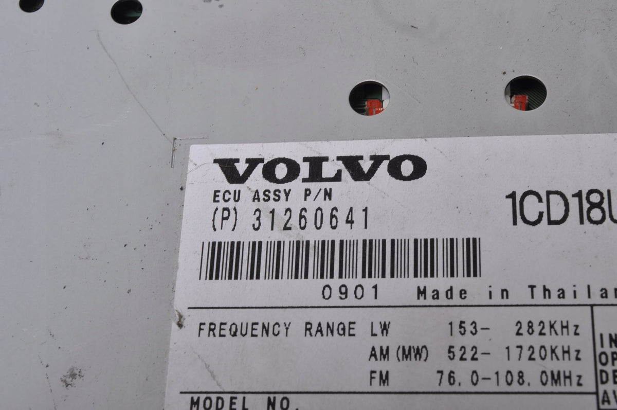 VOLVO C30 S40 II V50 C70 II RADIO 31260641
