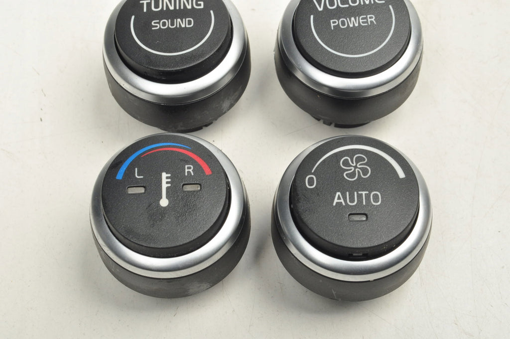 VOLVO C30 S40 II V50 C70 KNOB SET AIR CONDITIONING RADIO PANEL