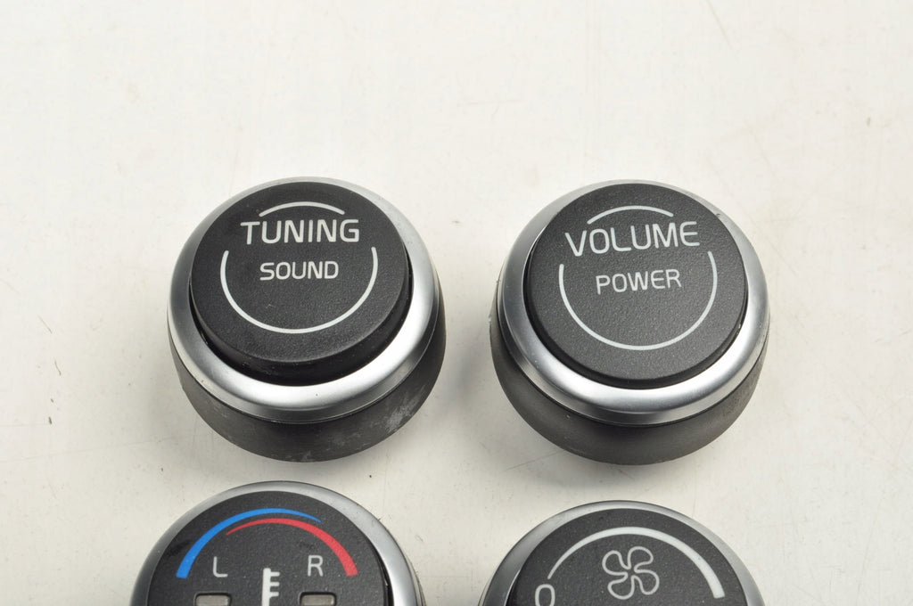 VOLVO C30 S40 II V50 C70 KNOB SET AIR CONDITIONING RADIO PANEL