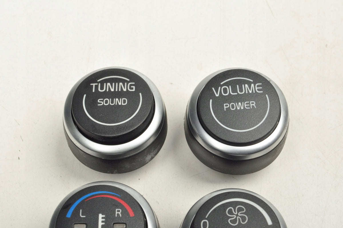 VOLVO C30 S40 II V50 C70 KNOB SET AIR CONDITIONING RADIO PANEL